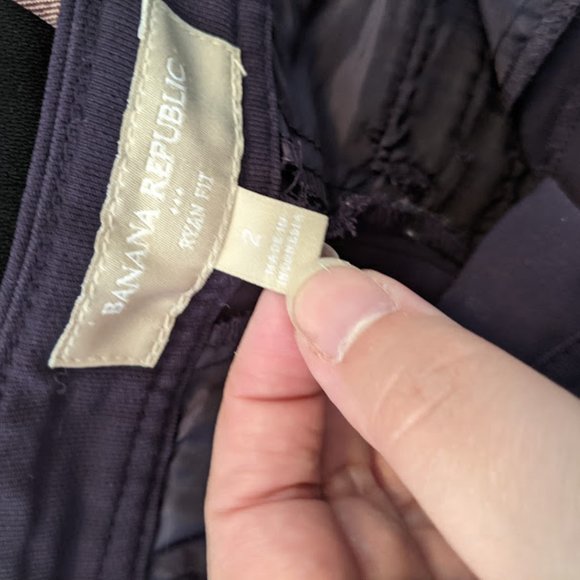 Banana Republic Navy Blue Dress Shorts Size 2 - Picture 2 of 11